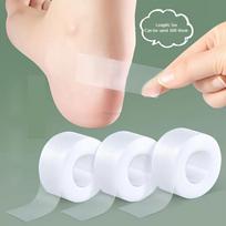 3Pack Transparent Silicone Moleskin Tape, 196.85 Inch Roll,FlexibleBlister Protection for Feet Toes Fingers, Waterproof Reusable United States
