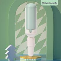 Pet Hair Remover: Double-Sided Static Brush and Lint Roller for Clothes balta