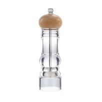 Refillable Acrylic Pepper Salt Grinder Adjustable Coarseness Salt and Pepper Bottle  Dinning Table S skaidri