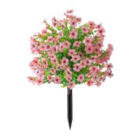 Artificial Soil Flower Artificial Outdoor Garden Party Decoration One Size rožinė