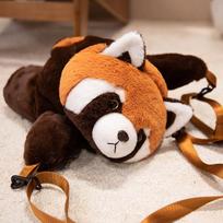 Red Panda Plush Crossbody Bag & Fox Doll for Girls - Cute Animal Birthday Gift 50cm (0.3kg)