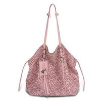Leopard Print Messenger Bag Shopping Bag For Women's Large Capacity Leather Strap Tote Bag Korean Fashi Versatile Casual rožinė