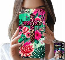 Etui Do Iphone 5 / 5S / 5C - Krzyż, Róża Chrześcijaństwo Jezus Plecki