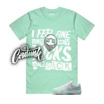 11 Igloo White Mint Green T Shirt Match SICK S