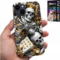Etui Do Iphone 15 Plus - Król Poker Kości As Wzory Dla Mężczyzn