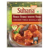 Suhana Chicken Tikka Spice Mix 50 g Pouch Pack Of 3 Easy Cook Restaurant Style Indian Gravy Mix Authentic Masala Mix