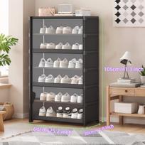 5/7-Layer Shoe Cabinet Dustproof Shoe Rack Shoe Hanger Organizer Shelf Holder Shoe Storage Cabinet Space Saving With Clear Lid
