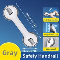 Bathroom Grab Bars Safe And Non-Slip For The Elderly And Children Drill-Free Suction Cup Anti-Fall Handles Anti-Fall Non-Slip