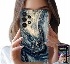 Samsung Galaxy A32 5G Tok - Kőszínű, Elegáns Mintájú Tok