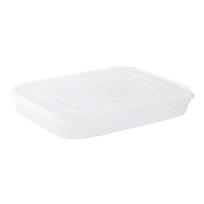 Stackable Transparent Refrigerator Storage Container Food Grade Plastic Freezer Safe Durable Fresh Keeping Box for Vegetables Fruits and Meal Prep One Size balta