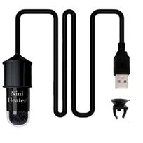 1 Set Fish Tank Heater USB-Powered Mini Aquarium Heating Rod with Suction Cup for Tanks Aquatic Terrarium juoda