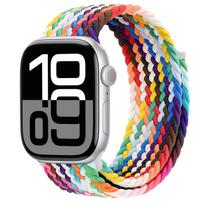 Braided Strap For Apple watch 10 11 Bands 46mm 45mm ultra2 49mm 44mm 40 41mm 42mm correa bracelet iWatch series 9 8 7 3 5 4 se 6 38 40 41 S10-42 mm&S size