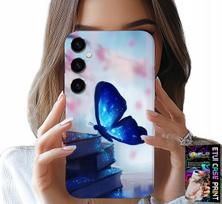 Etui Do Samsung Galaxy A05S - Niebieski Motylek, Motyl, Damskie Wzory