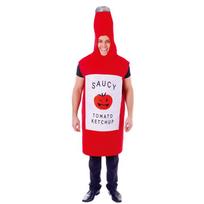 Halloween Carnival Masquerade Costume: Ketchup, Sponge, Stage, Doll, and Puppet Dress-up. One Size