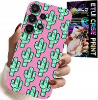 Etui Do Samsung Galaxy A13 4G - Kaktusy, Kaktus Na Różowym Tle + Folia