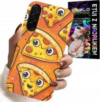 Etui Do Samsung Galaxy A36 5G - Słodkie Uśmiechnięte Pizze Case + Szkło