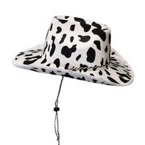 Unisex Neck Draw String Adjustable Adult Size Cow Girl Hat White Cowgirl Hat Pink Star Cowboy Hat