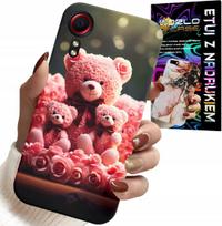 Etui Do Samsung Galaxy Xcover 7 - Rodzinka Różanych Misiów Upominek +Folia