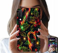 Etui Do Samsung Galaxy A20E - Laska Cukrowa, Jemioła, Choinka + Szkło