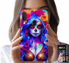 Etui Do Samsung Galaxy A20E - Meksykańska, Kolorowa Królowa Śmierci