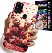 Etui Do Samsung Galaxy A21S - Misie, Love You, Serca Wiele Wzorów Case