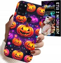Etui Do Samsung Galaxy A21S - Halloween, Salem, Straszne Dynie, Wzory