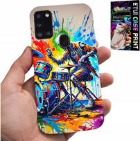 Etui Do Samsung Galaxy A21S - Rock Perkusja Bębny Kościotrup Pokrowiec
