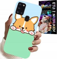Etui Do Samsung Galaxy A21S - Słodki Piesek Wzory Z Bajek Pokrowiec