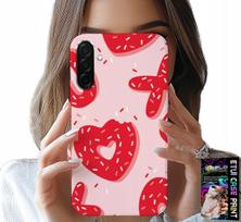 Etui Do Samsung Galaxy A26 5G - Kobiece, Modne Wzory Xoxo Serce + Szkło