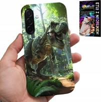 Etui Do Samsung Galaxy A26 5G - Dino Dinozaur Tyranozaur Case + Szkło