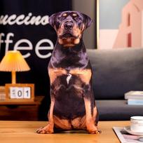 Shiba Inu Bulldog Dog Plush Toys 3D Simulation Dog Cushion Dog Stuffed Pillow  Birthday Gifts Rottweiler