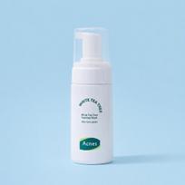 ACNES White Tea Tree Foaming Wash 100ml Gentle Acne Cleansing Foam for Sensitive Skin K-Beauty Cleanser