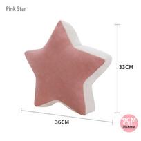 Star Crown & Rainbow Cushion: Girly Bedside Pillow See description