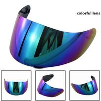 Motorcycle Helmet Full Face Shield Lens Visor Anti-glare/UV For AGV K3-SV & K5 blue