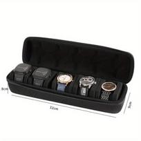 Watch Box Organizer For Men or Women Watch Travel Case Portable Storage Watch Display Holder for Wristwatches and Smart Watches