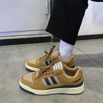 Shoes women's lightweight platform Hong Kong style dad shoes women's 2025 new spring black campus style couple casual shoes 36