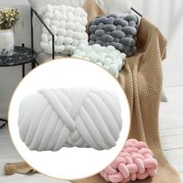 1000 G Stori siūlai, Jumbo ritės skersmuo 2,5 cm, Ilgis 80 m, Skalbiami, Nerti rankomis, Stambūs Beige white
