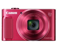 Canon PowerShot SX620 HS Kompaktiškas skaitmeninis fotoaparatas su 25x optiniu priartinimu ir (Raudona) Bevielis internetas (PSSX620HSRE) raudona