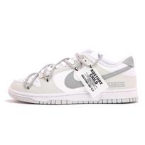 Nike Dunk Coverage Low top Skateboard Shoes Unisex White Gray HF5441-105(Team59-) 44