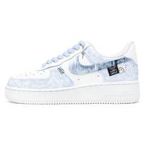 Nike Air Force 1 Blue Mist, First Culture V Low top Skateboard Shoes Men's White Blue CW2288-111(TeamTwo-n) 40