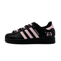 Adidas Originals Superstar 2 Low top Skateboard Shoes Women's Black Pink JI0079( team927-) 35⅔