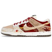 Nike Dunk Cushioning, Wear Resistant Low top Skateboard Shoes Men's Red IQ1118-220(Team1000-) 40