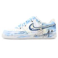 Nike Court Vision 1 Skateboard Shoes Unisex Low Top Sky Blue DH2987-101(Team283-) 39