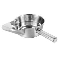 With Handle French Fry Scoop Stainless Steel Ice Scoop Popcorn Scoop  Kitchen Utensil 16cm-Right Hand