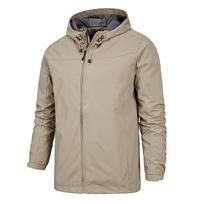 Men's Hooded Windbreaker Jacket Windproof and Waterproof Outdoor Windbreaker Men's Jacket Available S