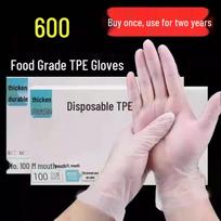 Yulong Food Grade Disposable TPE Gloves standartinė spalva