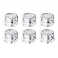 6pcs/9pcs Adjustable Desktop Cable Organizer Adhesive Cord Cable Organizer  Wire Organization 6pcs Transparent