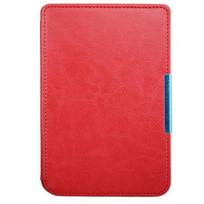 Pocketbook 614/615 Touch Lux 2 E-reader Leather Magnetic Cover Pocketbook 614/615 raudona
