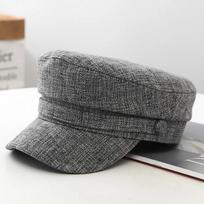 Kvėpuojantys jūreivių kepurės Reguliuojama tamsiai mėlyna kepurė Retro aštuonkampė kepurė Pavasaris Ruduo chaki
