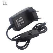 Raspberry Pi 4 Type-C Power Supply with Switch, 5V 3A Adapter for Pi 4B